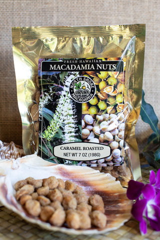 Caramel Roasted Macadamia Nuts